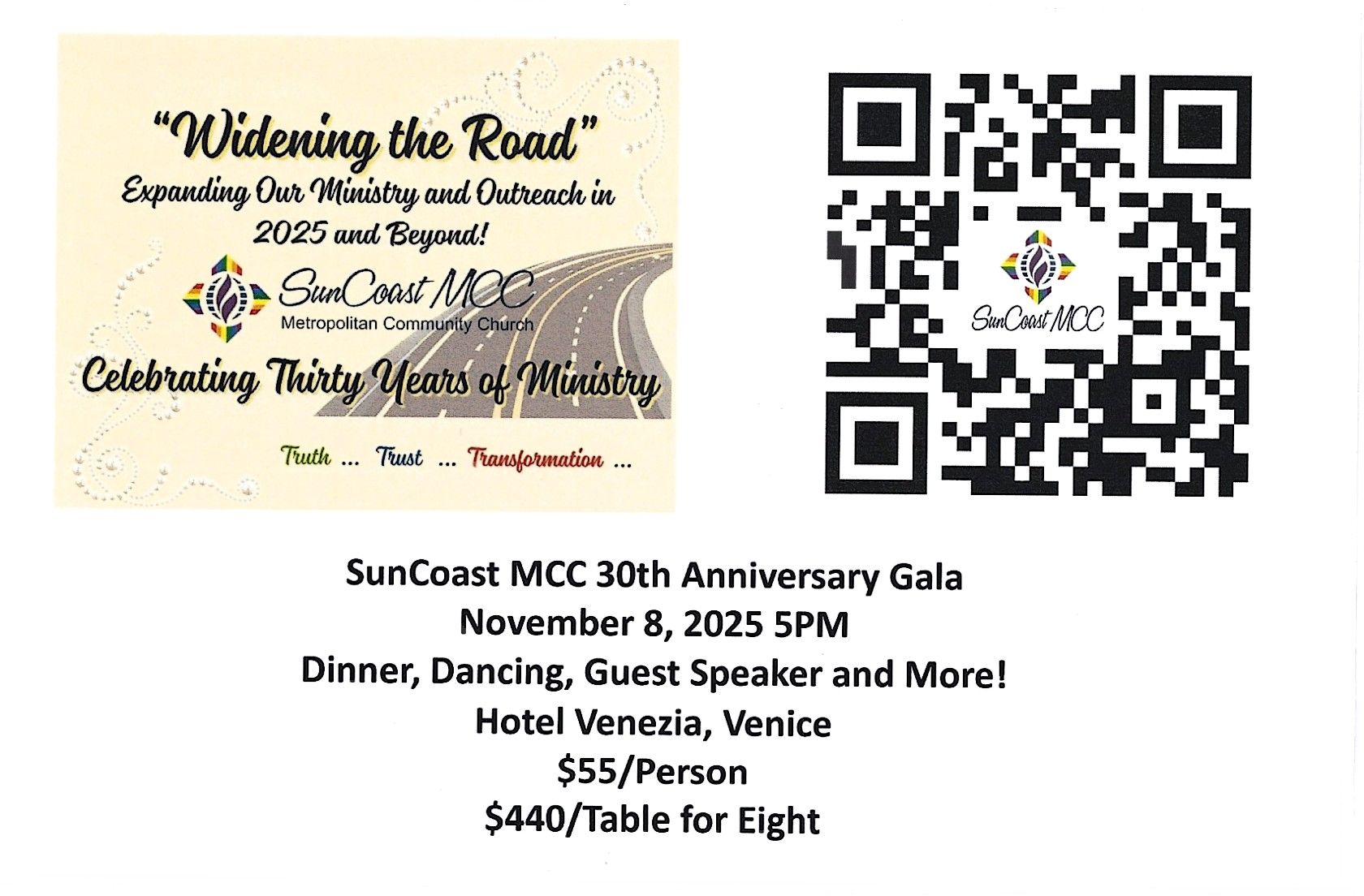 30th Anniversary Gala banner